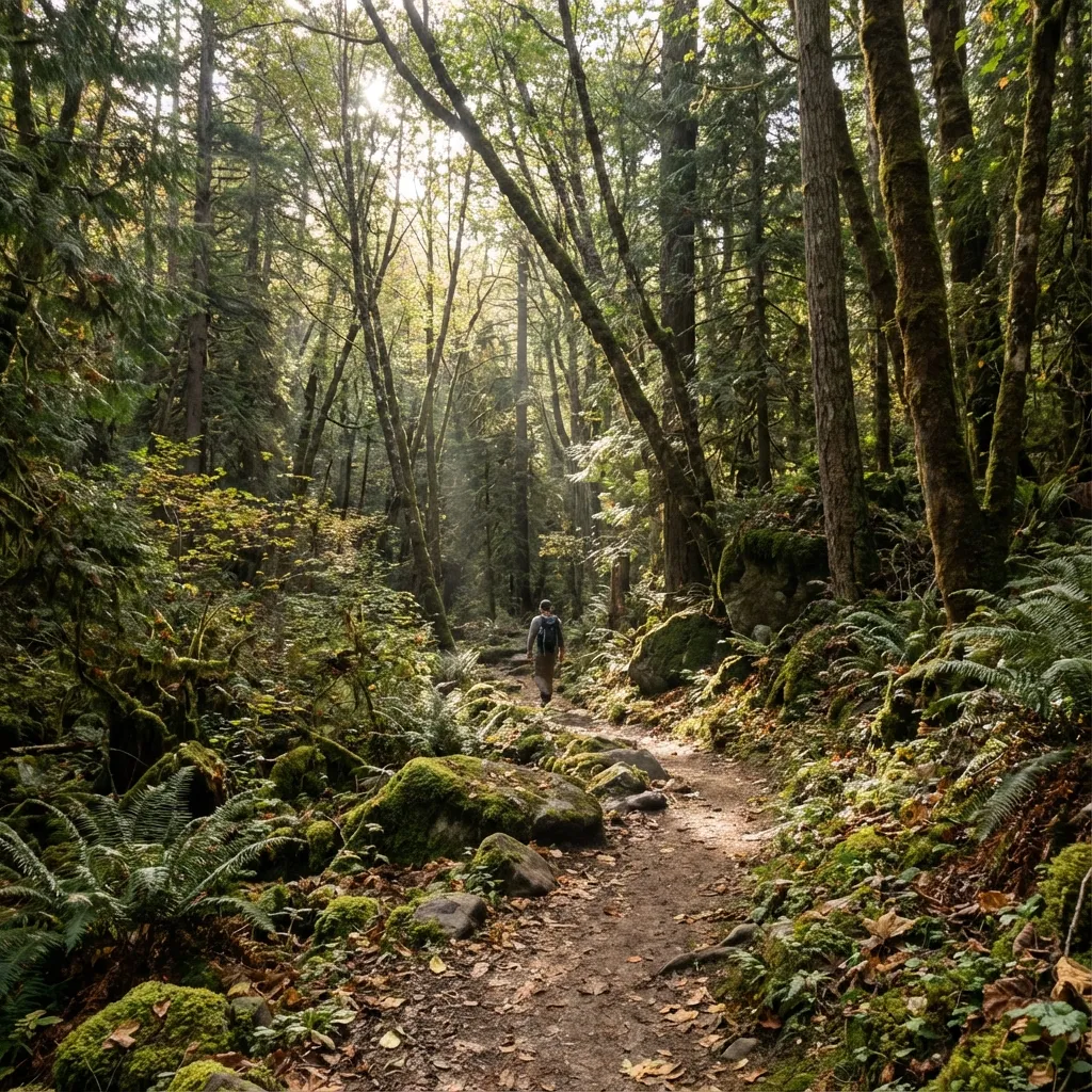 Mysterious Forest Path